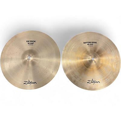 Used Zildjian 14in Rock Hi Hat Pair Cymbal