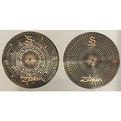 Zildjian Used Zildjian 14in S Dark Hi Hat Pair Cymbal