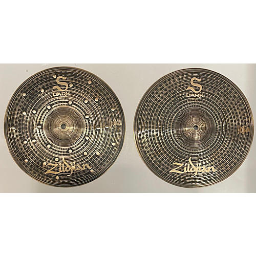 Zildjian Used Zildjian 14in S Dark Hi Hat Pair Cymbal 33