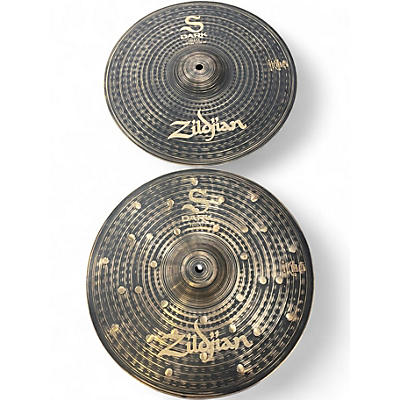 Used Zildjian 14in S Dark Hi Hat Pair Cymbal