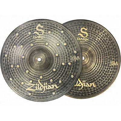 Used Zildjian 14in S Dark Hi-Hats Cymbal
