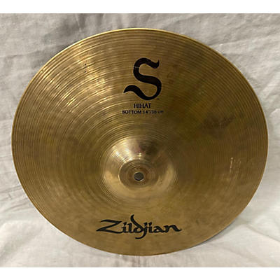 Zildjian Used Zildjian 14in S Family Mastersound Hi-Hats Bottom Cymbal