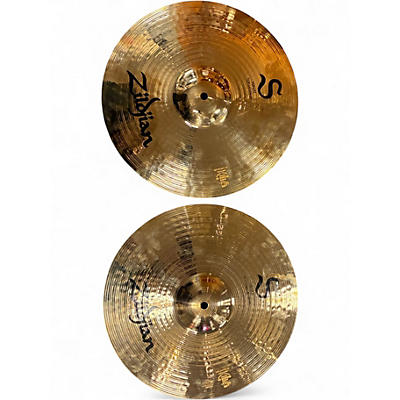 Used Zildjian 14in S Family Mini Hi-Hats Pair Cymbal