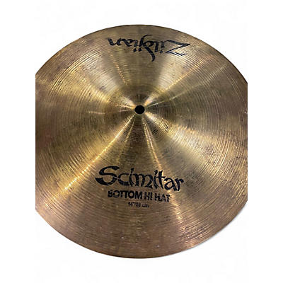 Used Zildjian 14in Scimitar Hi Hat Bottom Cymbal