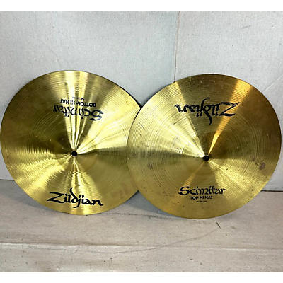 Zildjian Used Zildjian 14in Scimitar Hi Hat Pair Cymbal