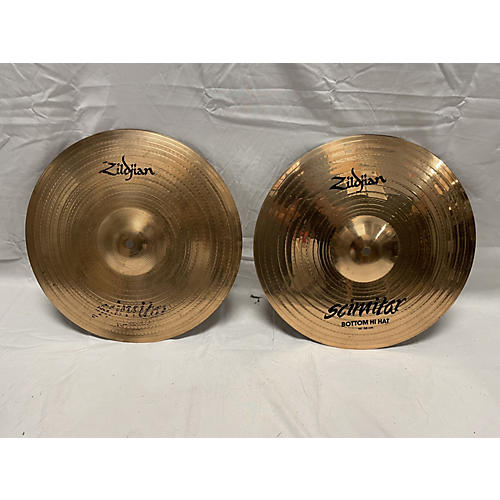 Zildjian Used Zildjian 14in Scimitar Hi Hat Pair Cymbal 33