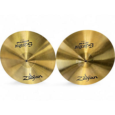 Used Zildjian 14in Scimitar Hi Hat Pair Cymbal