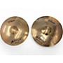 Used Zildjian 14in Scimitar Hi Hat Pair Cymbal 33