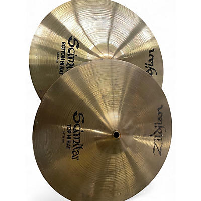 Used Zildjian 14in Scimitar Hi Hat Pair Cymbal