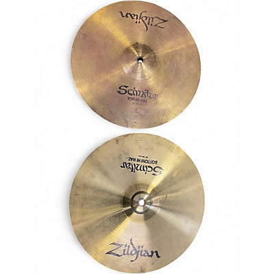 Used Zildjian 14in Scimitar Hi Hat Pair Cymbal
