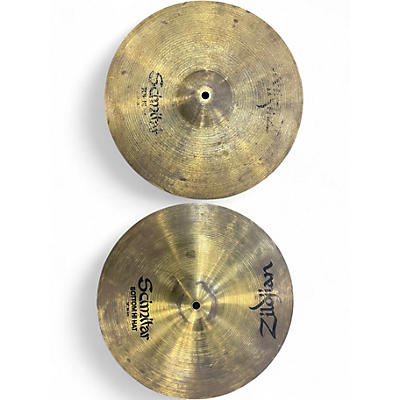 Used Zildjian 14in Scimitar Hi Hat Pair Cymbal