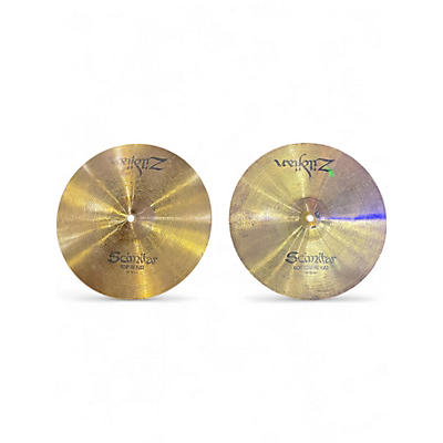 Used Zildjian 14in Scimitar Hi Hat Pair Cymbal