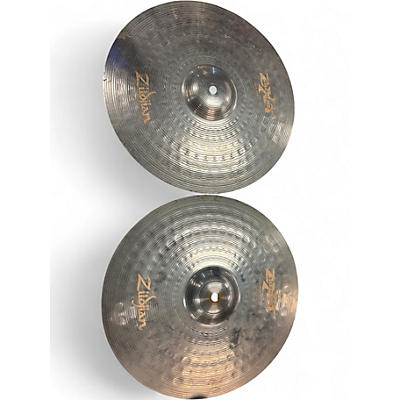 Used Zildjian 14in TITANIUM ZXT HIHAT PAIR Cymbal