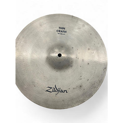 Used Zildjian 14in Thin Crash Cymbal 33