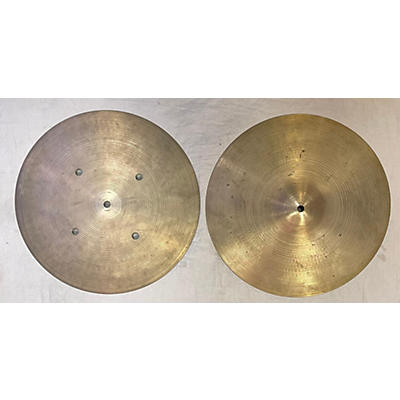 Zildjian Used Zildjian 14in Vintage Hi Hats Cymbal