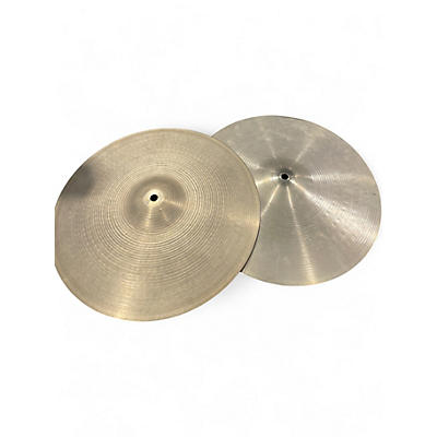 Used Zildjian 14in Vintage Stamped Avedis Hi-Hat Pair Cymbal