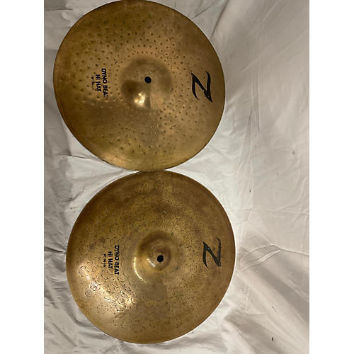 Zildjian Used Zildjian 14in Z Custom Dyno Beat Hi Hat Cymbal 33