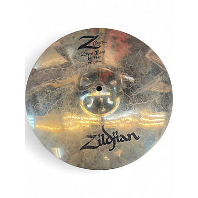 Used Zildjian 14in Z Custom Dyno Beat Hi Hat Cymbal