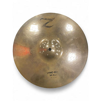 Used Zildjian 14in Z Custom Dyno Beat Hi Hat Cymbal