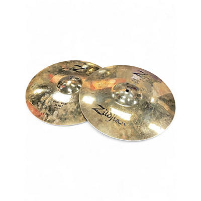 Used Zildjian 14in Z Custom Dyno Beat Hi Hat Cymbal