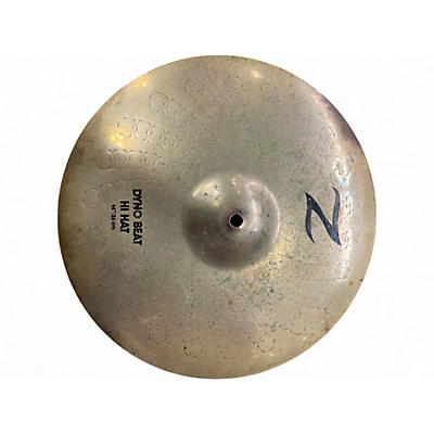Used Zildjian 14in Z Custom Dyno Beat Hi Hat Pair Cymbal