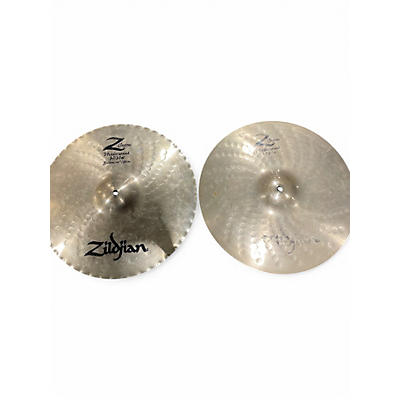 Used Zildjian 14in Z Custom Hi Hat Pair Cymbal