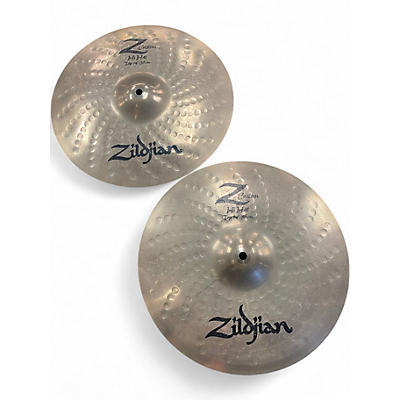 Used Zildjian 14in Z Custom Hi Hat Pair Cymbal