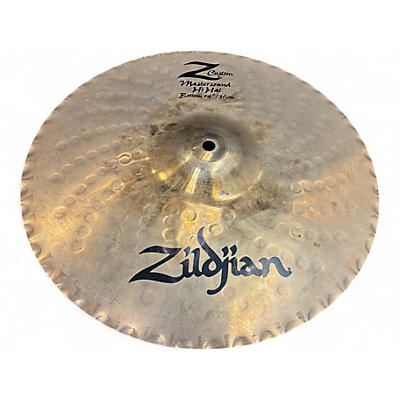 Used Zildjian 14in Z Custom Mastersound Hi Hat Bottom Cymbal