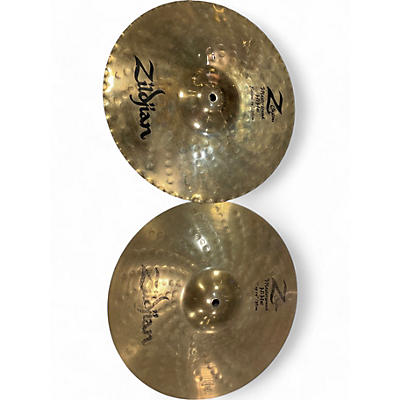 Zildjian Used Zildjian 14in Z Custom Mastersound Hi Hat Pair Cymbal