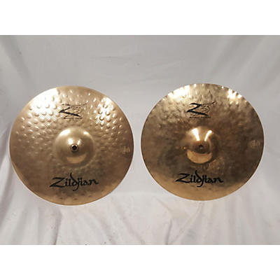 Zildjian Used Zildjian 14in Z3 Hi Hat Pair Cymbal