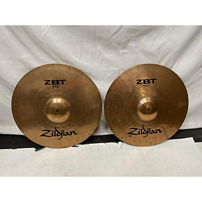 Zildjian Used Zildjian 14in ZBT Hi Hat Pair Cymbal