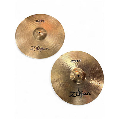 Used Zildjian 14in ZBT Hi Hat Pair Cymbal
