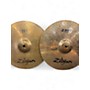 Used Zildjian 14in ZBT Hi Hat Pair Cymbal 33