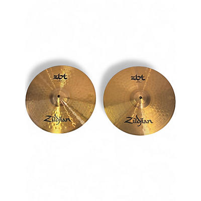 Used Zildjian 14in ZBT Hi Hat Pair Cymbal