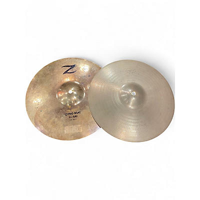 Used Zildjian 14in ZILDJIAN HYBRID HAT SET (NEW BEAT AND DYNOBEAT) Cymbal