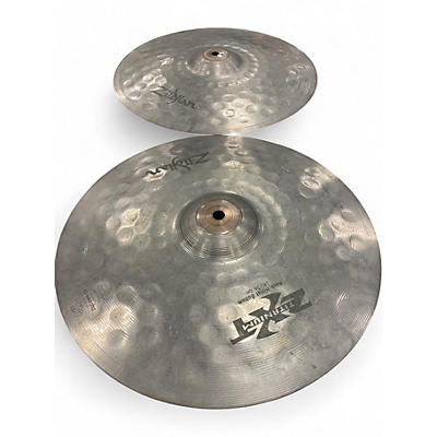Used Zildjian 14in ZXT Titanium Rock Hi Hat Pair Cymbal
