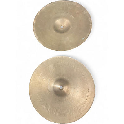Used Zildjian 14in hi hat pair vintage Cymbal