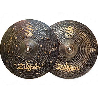 Zildjian Used Zildjian 14in s dark hihat pair Cymbal