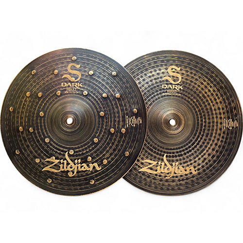 Zildjian Used Zildjian 14in s dark hihat pair Cymbal 33