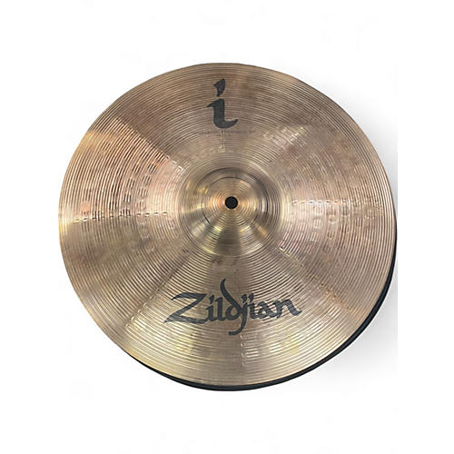 Used Zildjian 14in trash crash/trash hi hat top Cymbal 33