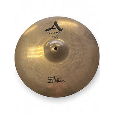 Used Zildjian 15in A Custom AVEDIS Crash Cymbal