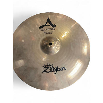 Used Zildjian 15in A  Custom Avedis Fast Crash Cymbal