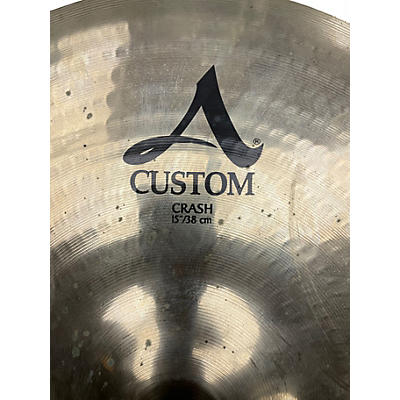 Zildjian Used Zildjian 15in A Custom Crash Cymbal