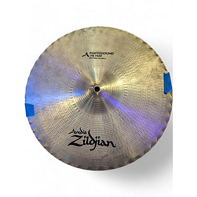 Zildjian Used Zildjian 15in A Custom Mastersound Hi Hat Pair Cymbal