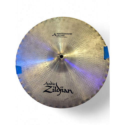 Zildjian Used Zildjian 15in A Custom Mastersound Hi Hat Pair Cymbal 35