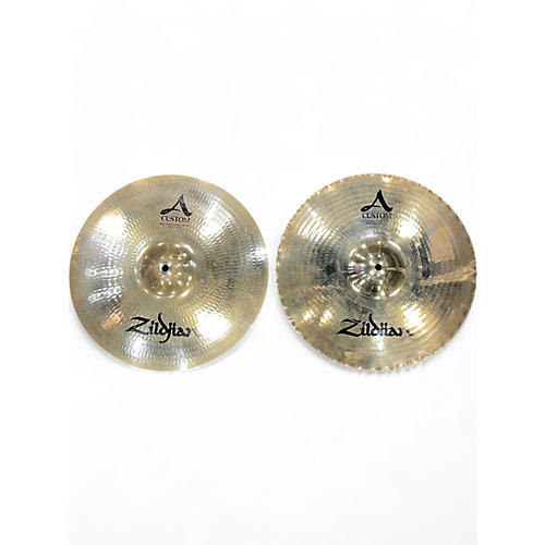 Zildjian Used Zildjian 15in A Custom Mastersound Hi Hat Pair Cymbal 35