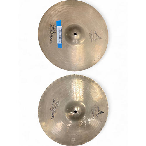 Used Zildjian 15in A Custom Mastersound Hi Hat Pair Cymbal 35