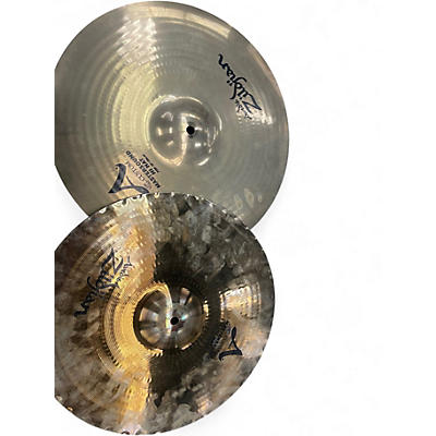 Used Zildjian 15in A Custom Mastersound Hi Hat Pair Cymbal