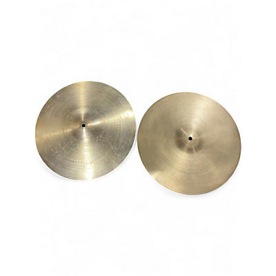 Used Zildjian 15in A Series Hollow Logo Hi Hat Pair Cymbal