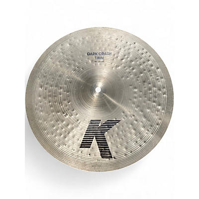 Used Zildjian 15in K Custom Dark Thin Crash Cymbal